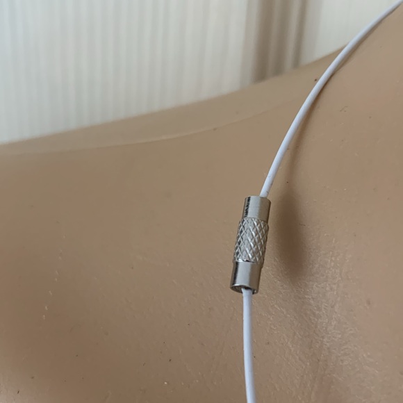 Abalone shell mother of pearl silver butterfly pendant choker necklace - Picture 8 of 8